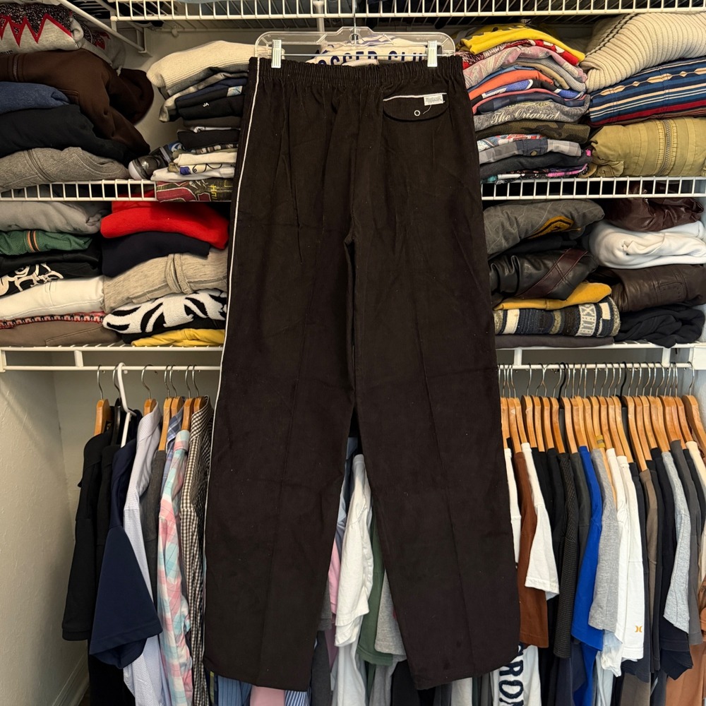 Vintage Madewell Corduroy Pants Mens L Black Straight Leg Made in USA Skate Surf
